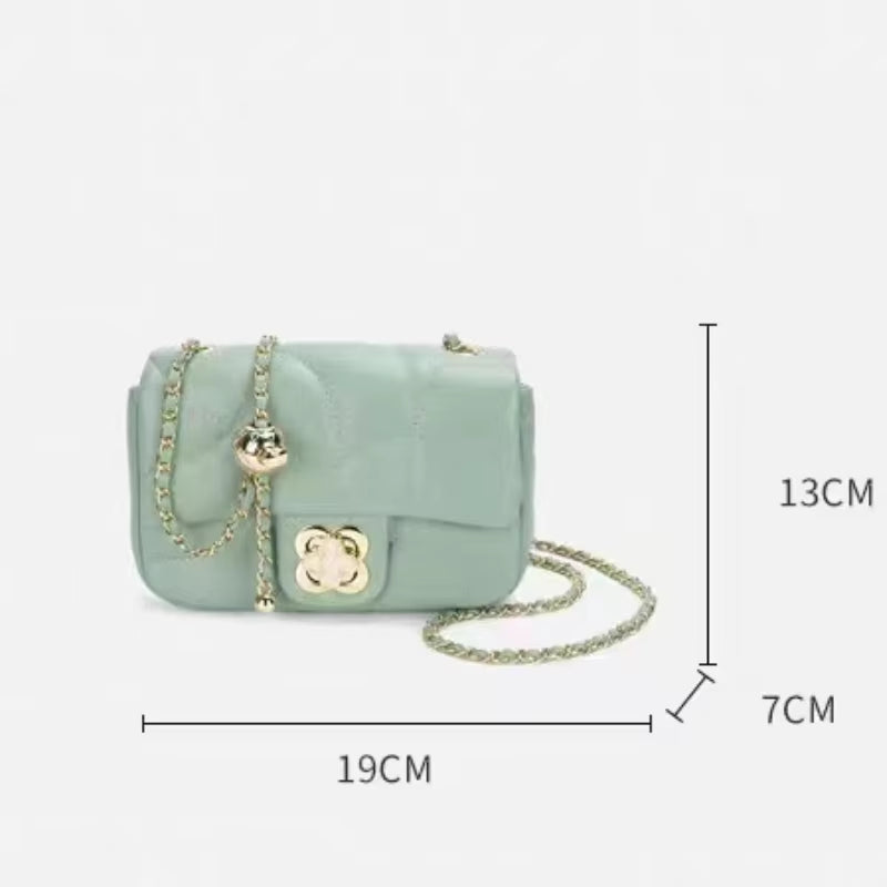 Crossbody Bags for Women 2024 New Trend Versatile Sewing Handbags Luxury Female Chain Shoulder Bags Ladies Small Square Bags